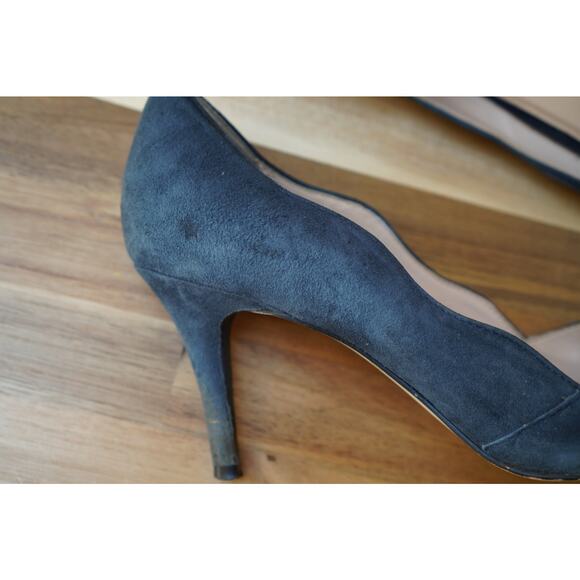 Cole Haan Cushioned Insole Grand OS Suede Courts Heels Pumps Dark Gray Size 6 - Picture 11 of 14